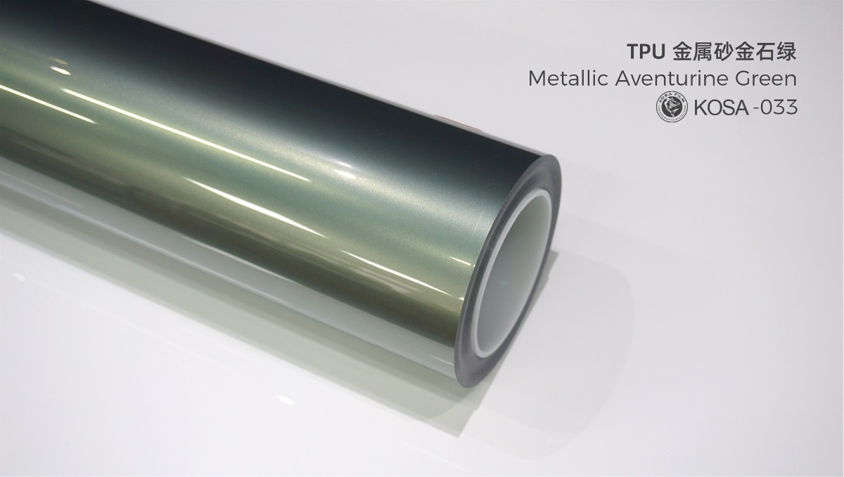 Metallic sand gold stone green